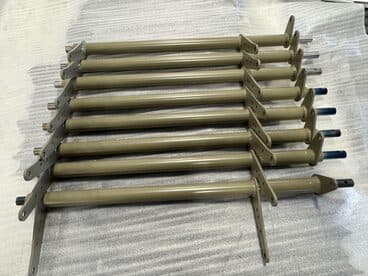 Ice Vane Control Arm assemblies close-up